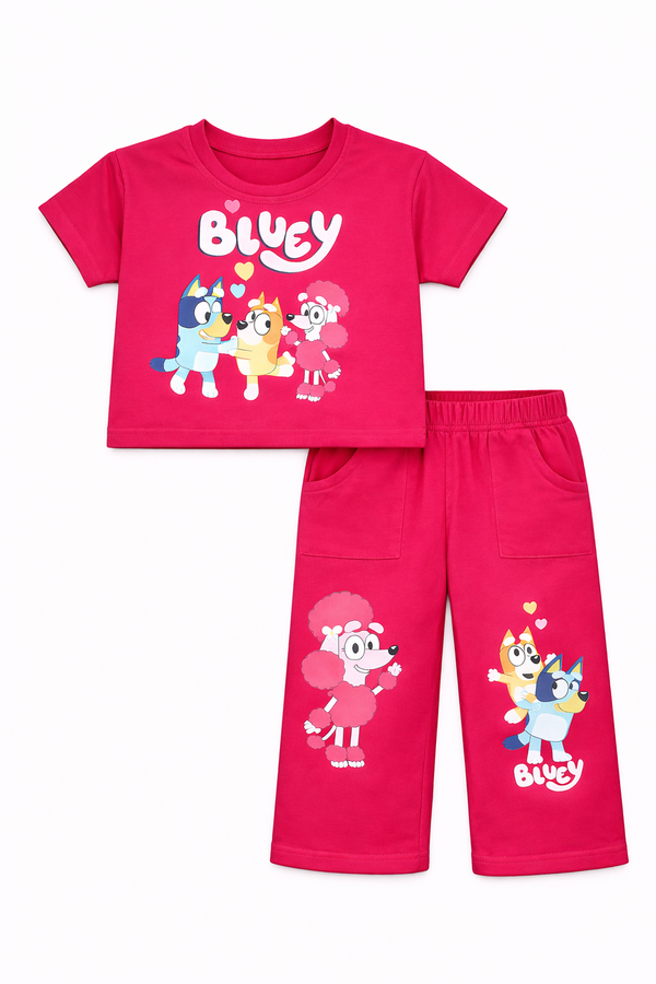 Cartoon Characters Pajama Set
