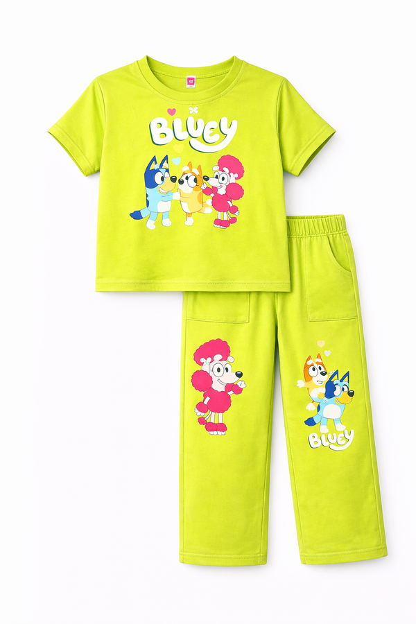 Cartoon Characters Pajama Set