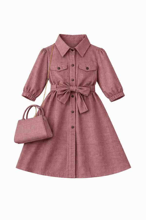 Girls Classy Dress with Sling