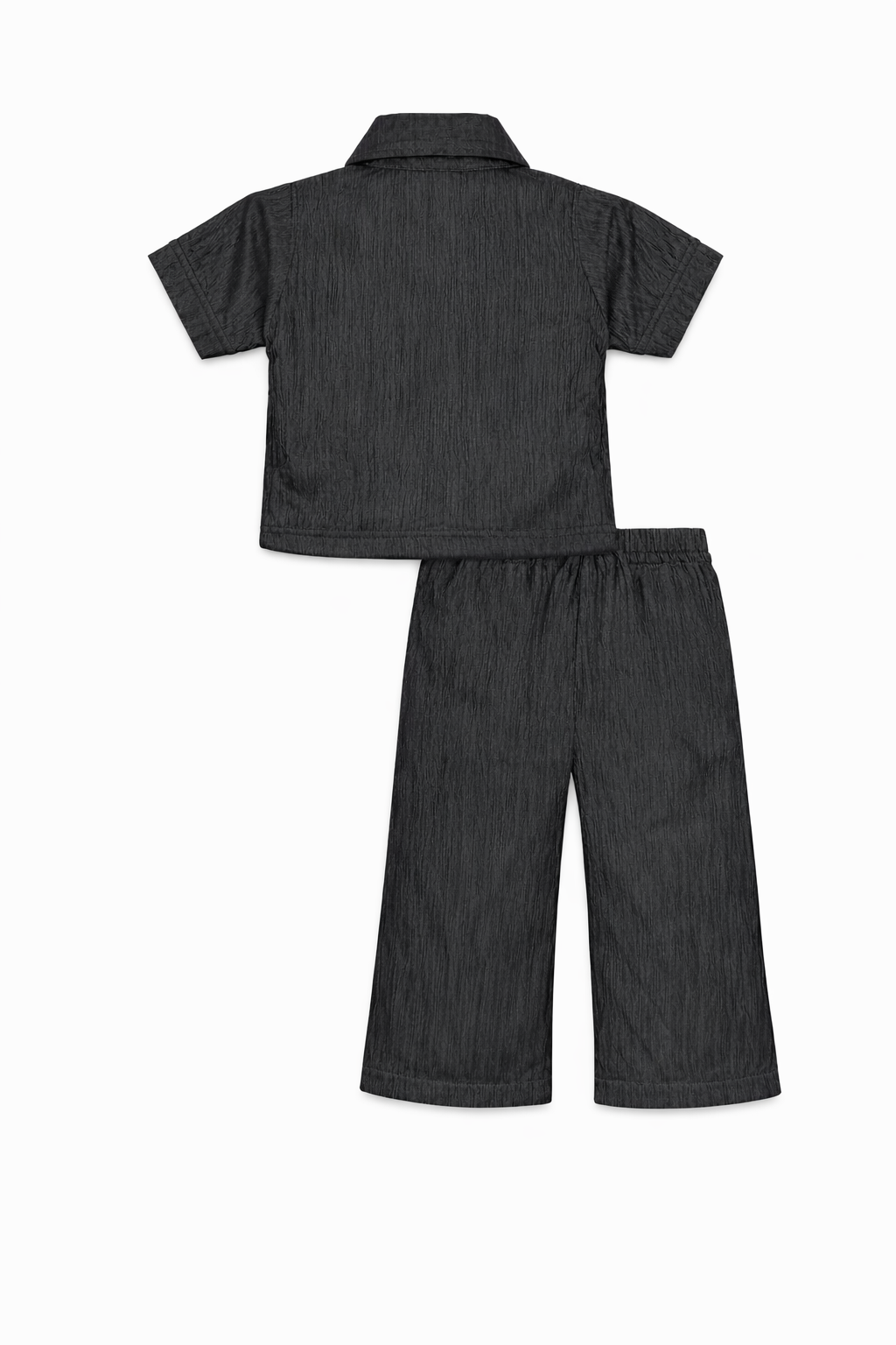 Black Blossom Crepe Co-ord Set