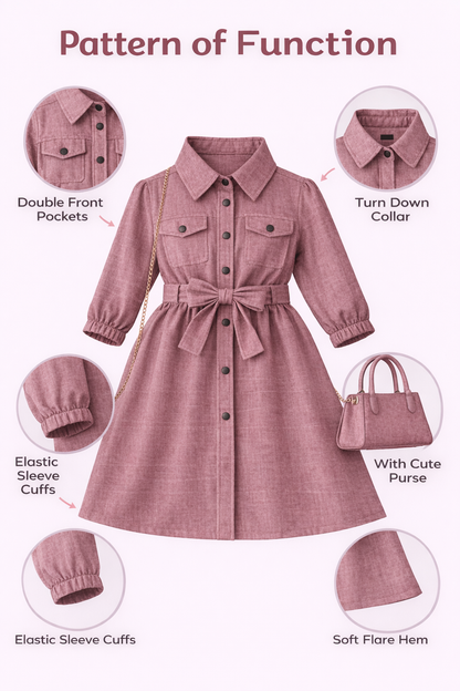 Girls Classy Dress with Sling