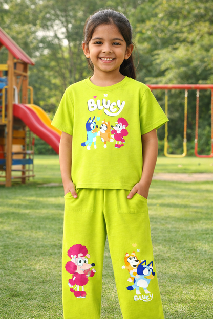 Cartoon Characters Pajama Set