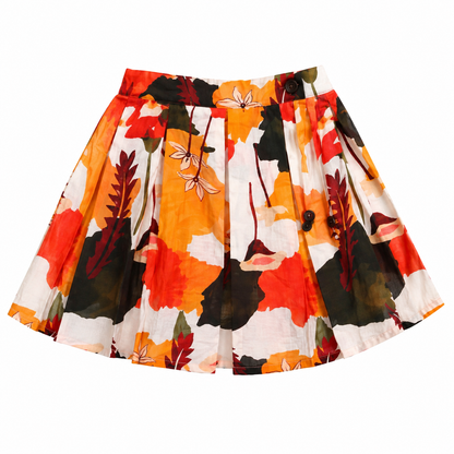 Girls Skirt Top with Designer Shrug | Ages 1–8 Years Pattern 02