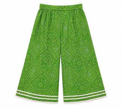 Traditional Suit Set with Dupatta for Girls
