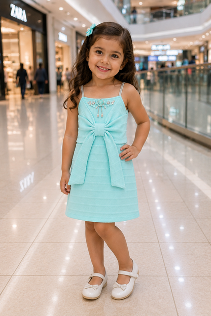 Sky Blue Party Dress