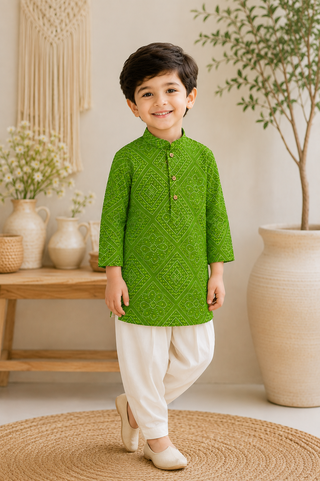 Traditional Kurta Pajama Set for Boys