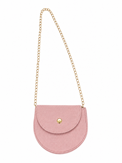 Pastel Pink Premium Embroidered Co-ord Set with Sling